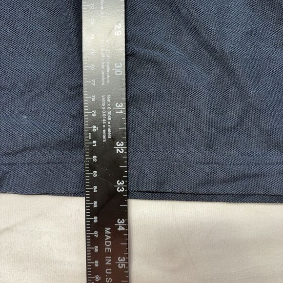 Carhartt Navy Blue Polo Collard Short Sleeve Dress Casual Shirt Men’s 3XL TALL - Picture 6 of 6